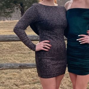 Black dress with gold sparkles!!!